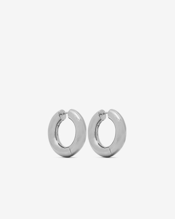 Tom Wood - Chunky Hoops Medium - (Silver)