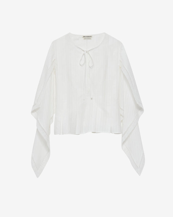 JW Anderson - Women's Draped Sleeve Top - (White)