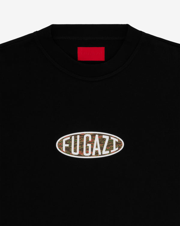 Fugazi - Men's Tiger Camo Ogo Tee - (Black)