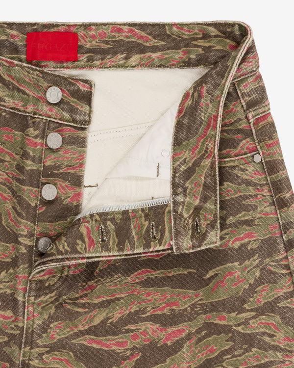 Fugazi - Men's Tiger Camo Work Pant - (Olive)