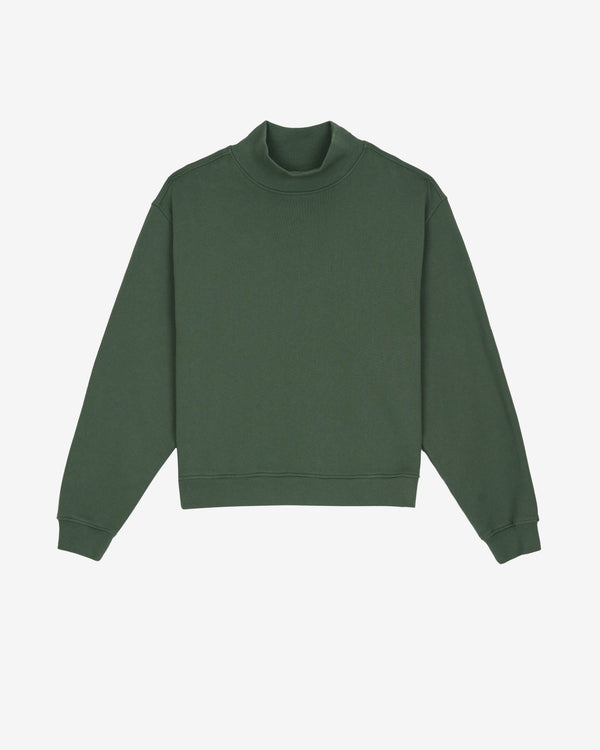 Brain Dead - Men's Turtle Neck Sweatshirt - (Green)