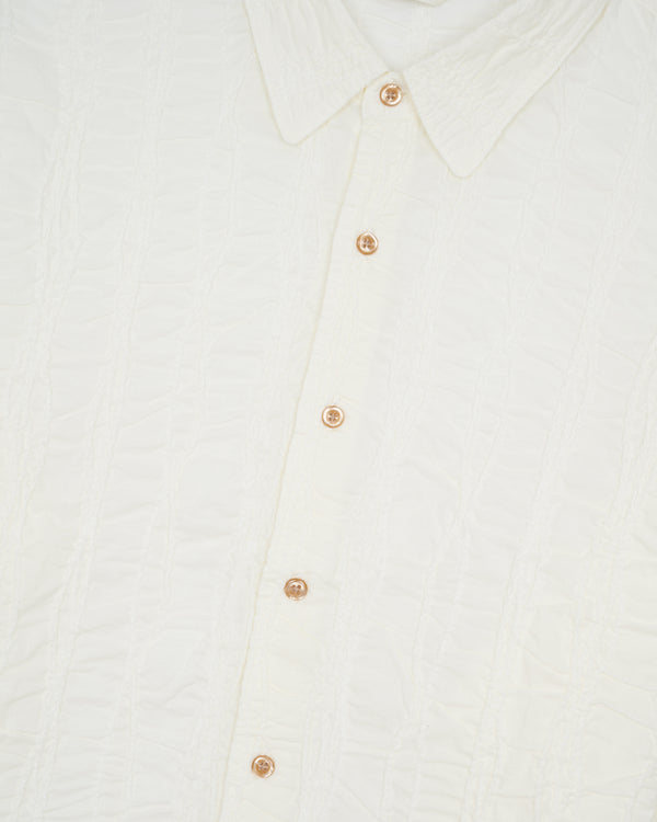 Brain Dead - Men's Twisted Piping Shirt - (Natural)