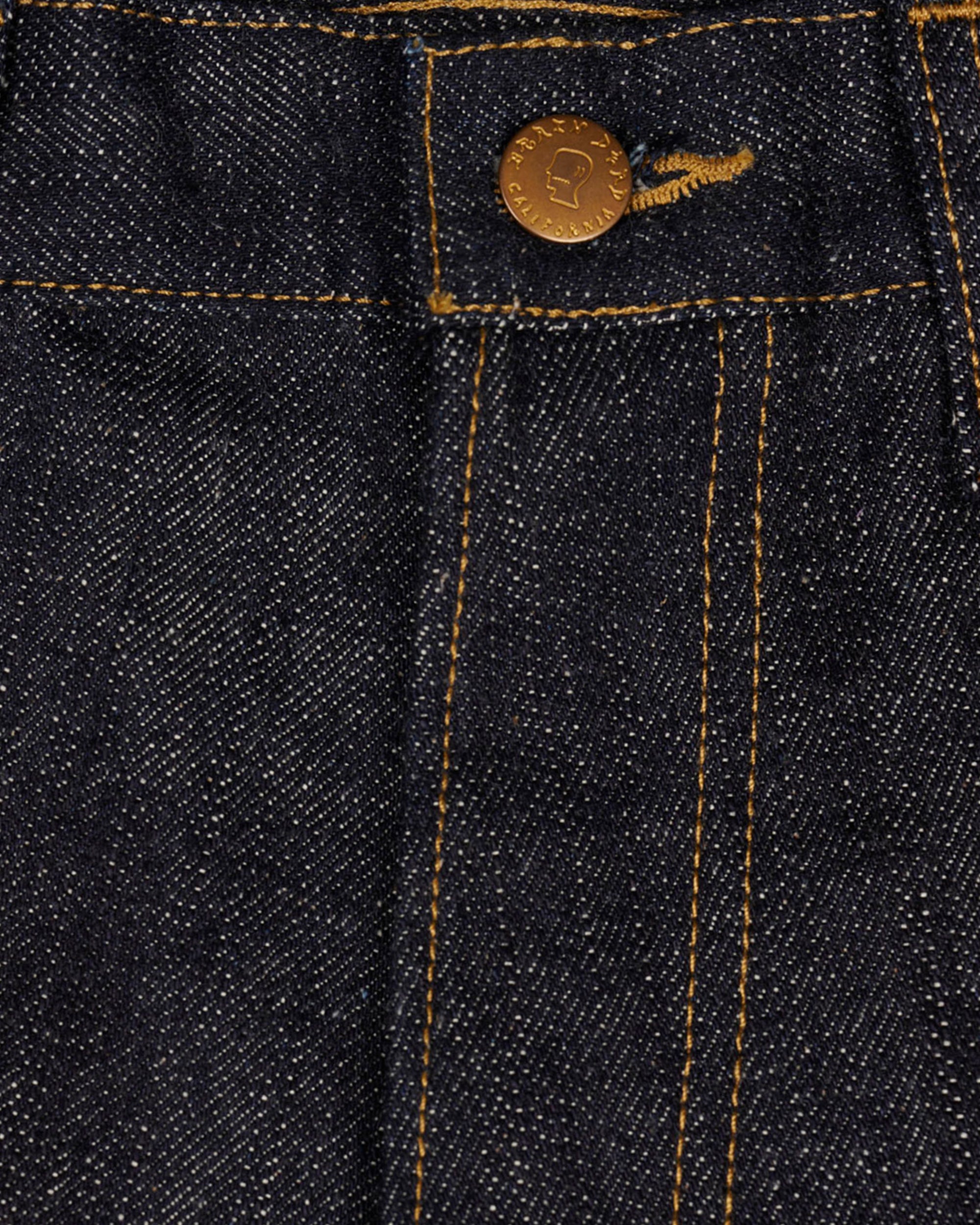 Brain Dead - Men's Type 00 15.5oz Selvedge Denim Pant - Indigo view 4, Click to Zoom in
