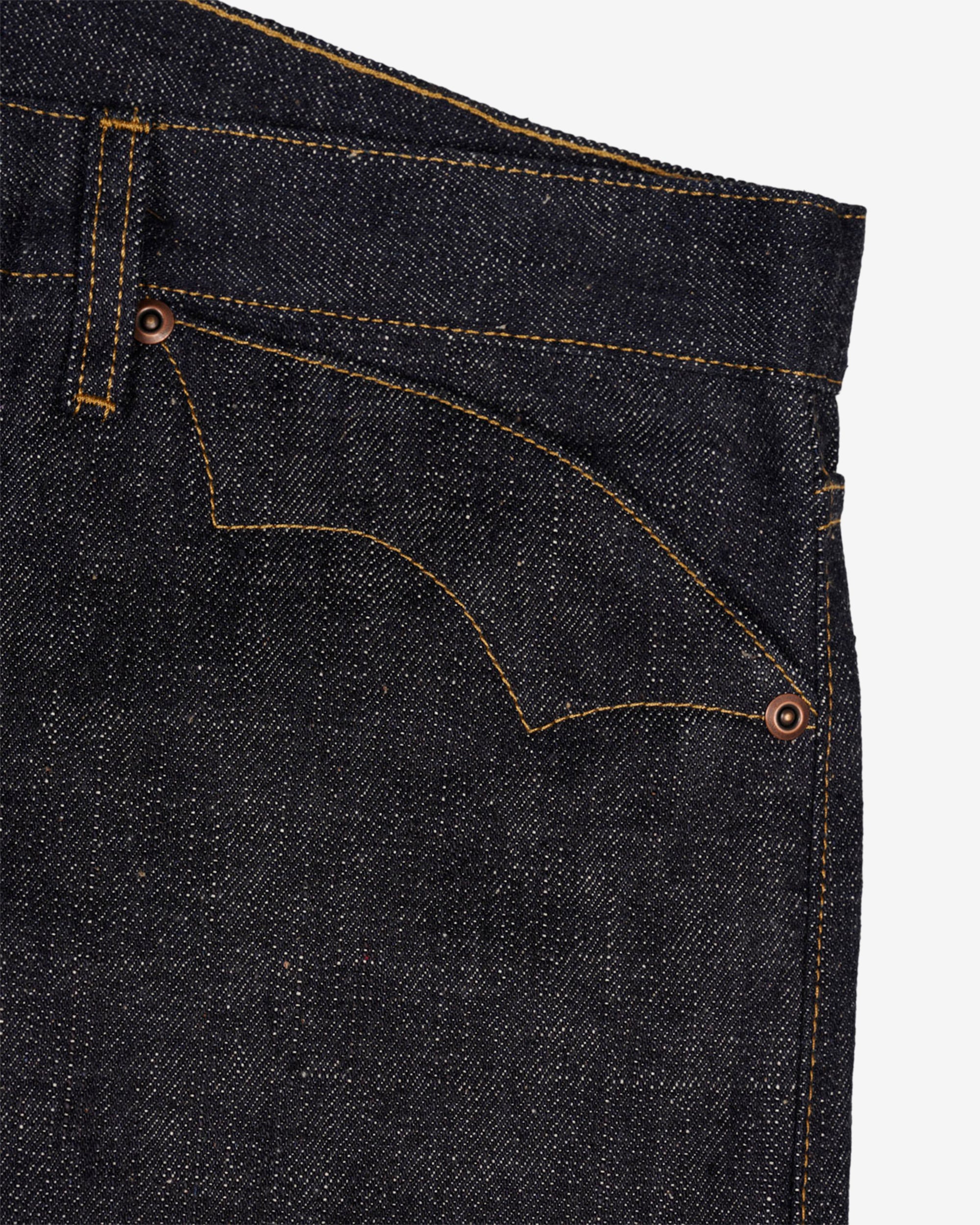 Brain Dead - Men's Type 00 15.5oz Selvedge Denim Pant - Indigo view 3, Click to Zoom in
