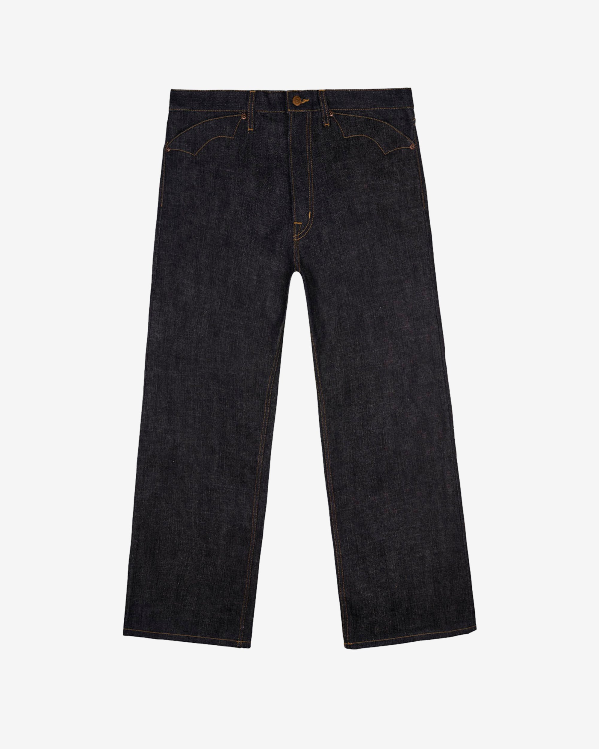 Brain Dead - Men's Type 00 15.5oz Selvedge Denim Pant - Indigo view 1, Click to Zoom in