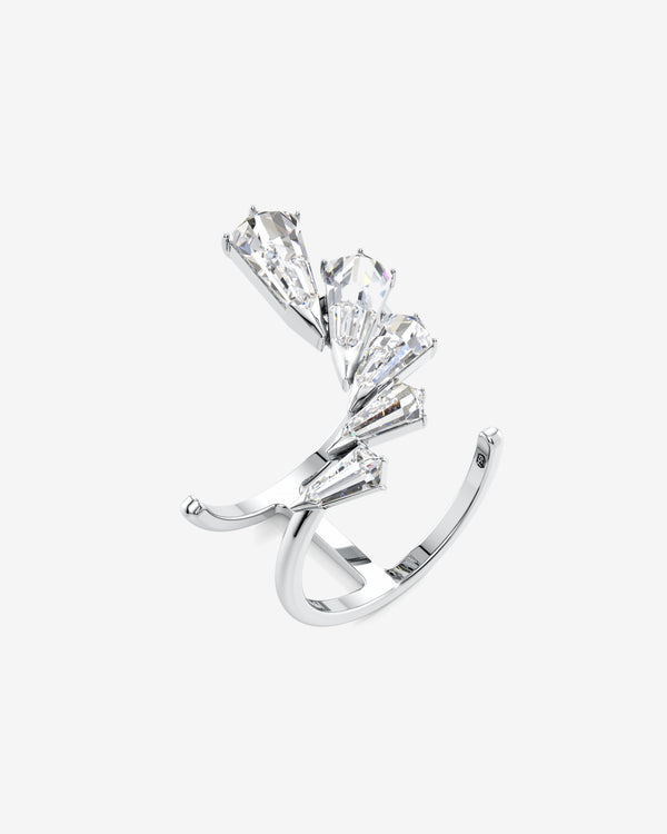 Unsaid - Women's Phoenix Ring - (White Gold)