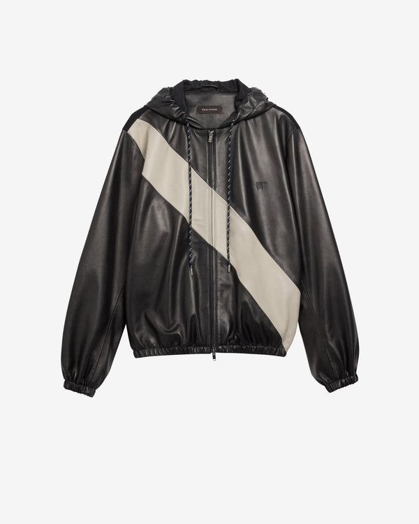 Wales Bonner - Women's Vista Leather Anorak - (Black/White)
