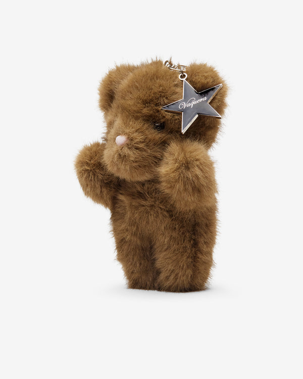 Vaquera - Women's Teddy Bear Keychain - (Brown)