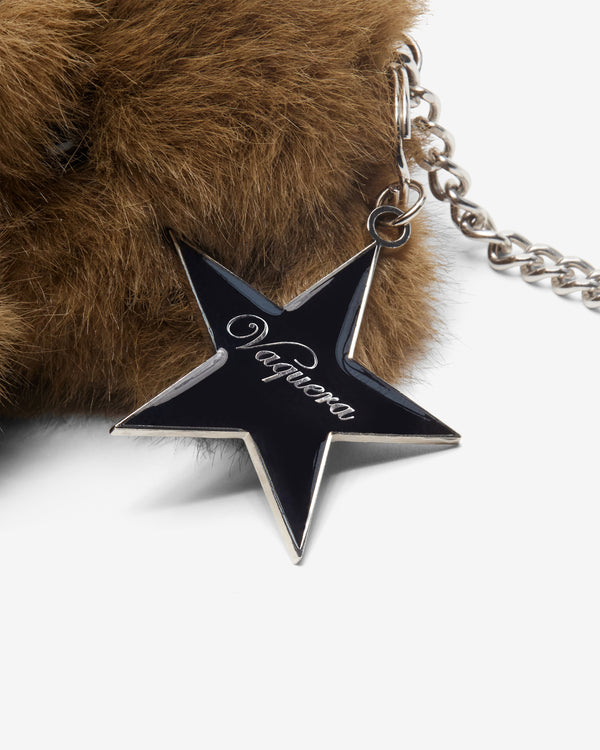Vaquera - Women's Teddy Bear Keychain - (Brown)