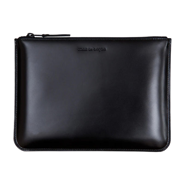 CDG Wallet - Very Black Zip Pouch - (Black SA5100VB)