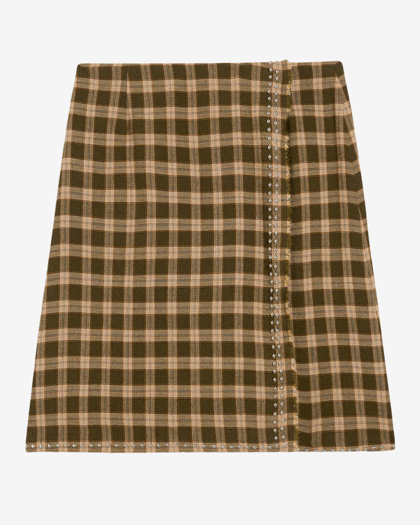 Wales Bonner - Women's Cosmic Skirt - (Jade/Ochre)