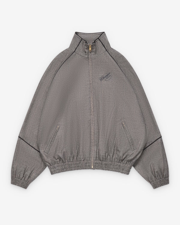 Willy Chavarria - Men's Ruff Rider Track Jacket - (Brown/Grey)