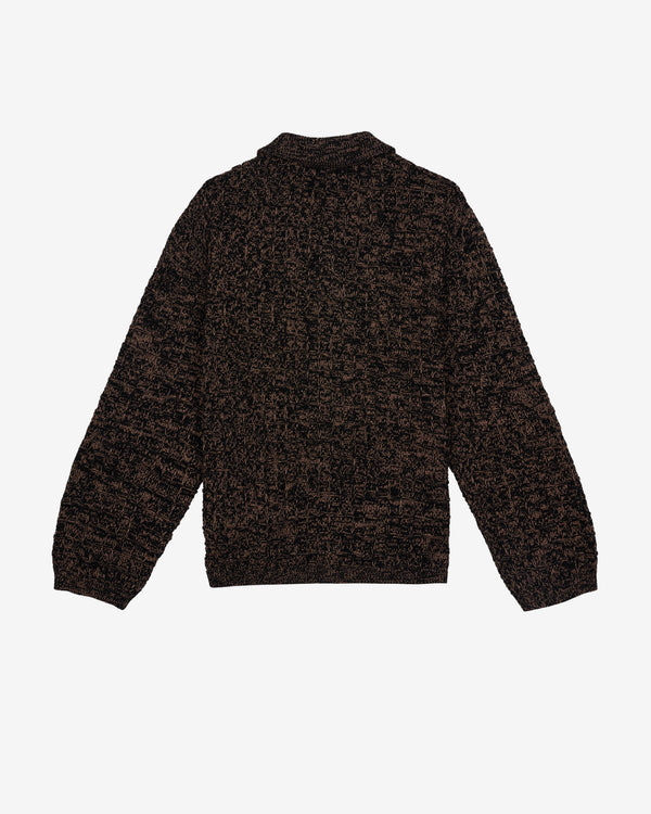 Brain Dead - Men's Waffle Pullover Sweater - (Charcoal)