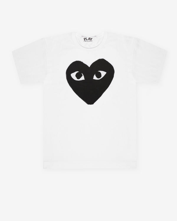 Play - Big Black Heart T-Shirt - (White)