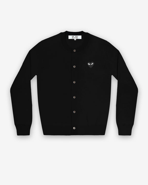 Play - Black Heart Cardigan - (Black)