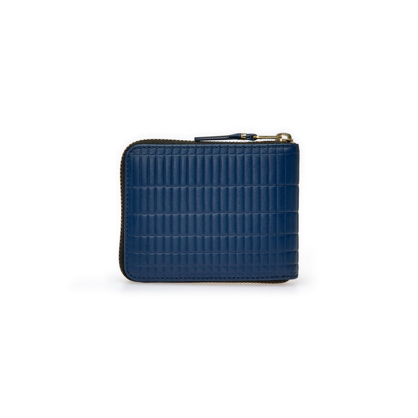 CDG Wallet - Brick Full Zip Around Wallet - (Blue SA7100BK)