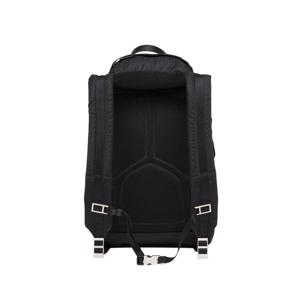 Prada - Men's Re-Nylon and Saffiano Leather Backpack - (Black)