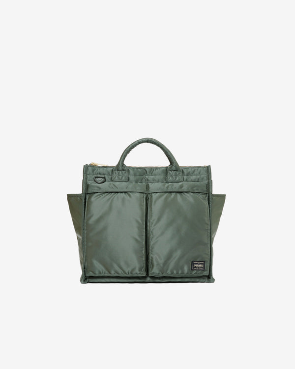 Porter Yoshida & Co. - Men's Tanker Square Tote Bag (L) - (Green)