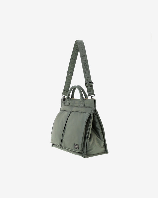 Porter Yoshida & Co. - Men's Tanker Square Tote Bag (L) - (Green)