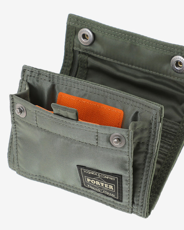 Porter Yoshida & Co. - Men's Tanker Pocket Wallet (M) - (Green)