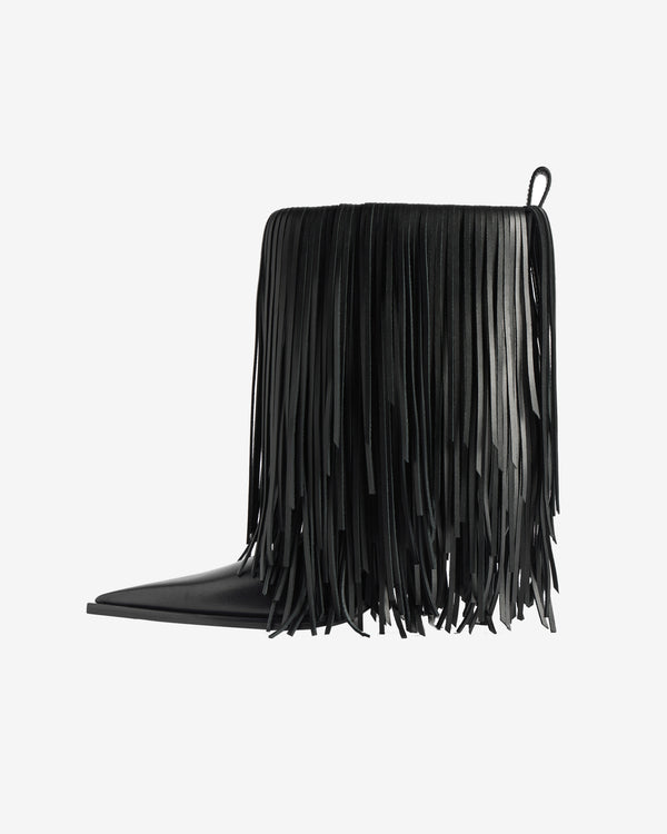 Balenciaga - Women's Avenue Fringe Bootie - (Black)