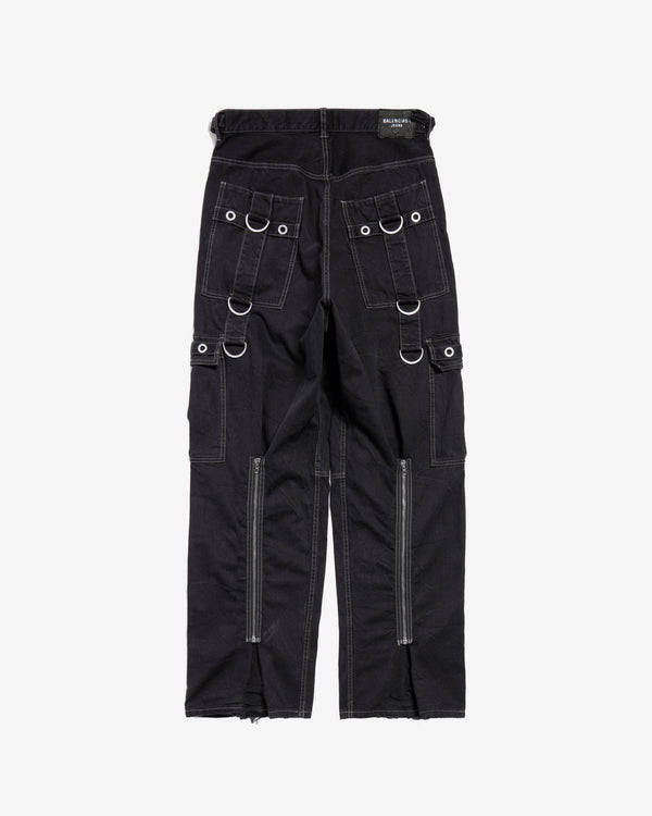 Balenciaga - Men's D-ring Cargo Pants - (Lightweight Black)