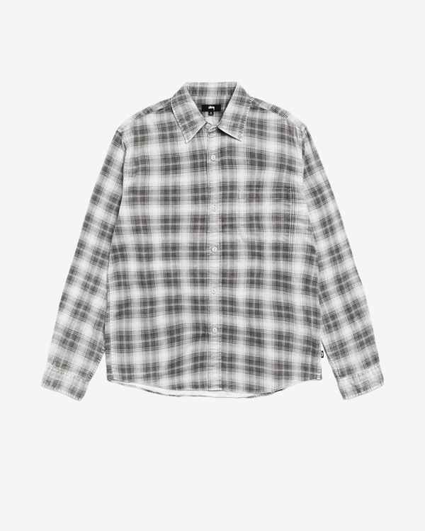 Stüssy - Men's Dax Plaid Shirt - (Grey)