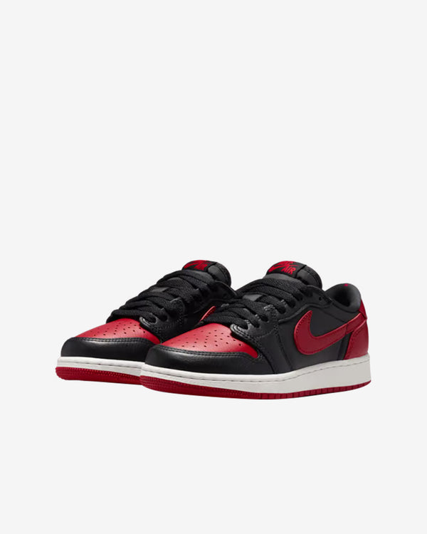 Nike - Air Jordan 1 Retro Low OG GS Sneakers - (Black/Red/White)