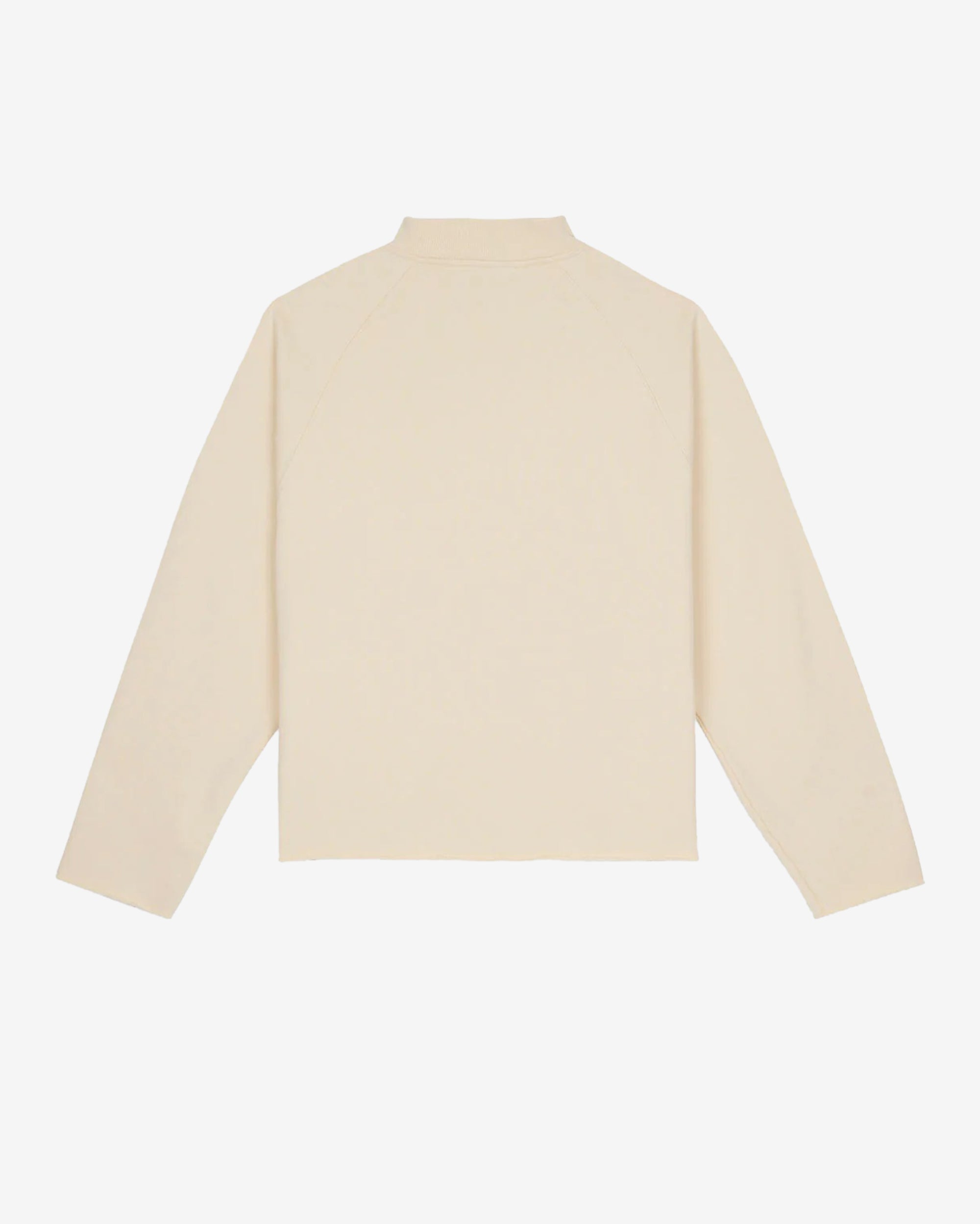 Brain Dead - Men's Raglan Mock Neck Pullover - (White) view 2, Click to Zoom in
