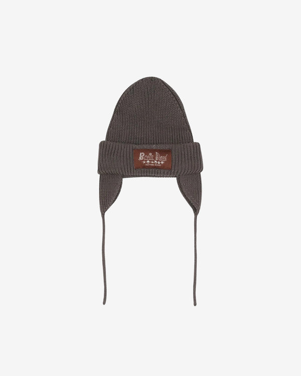 Brain Dead - Men's Knitted Ear Flap Beanie - (Black)