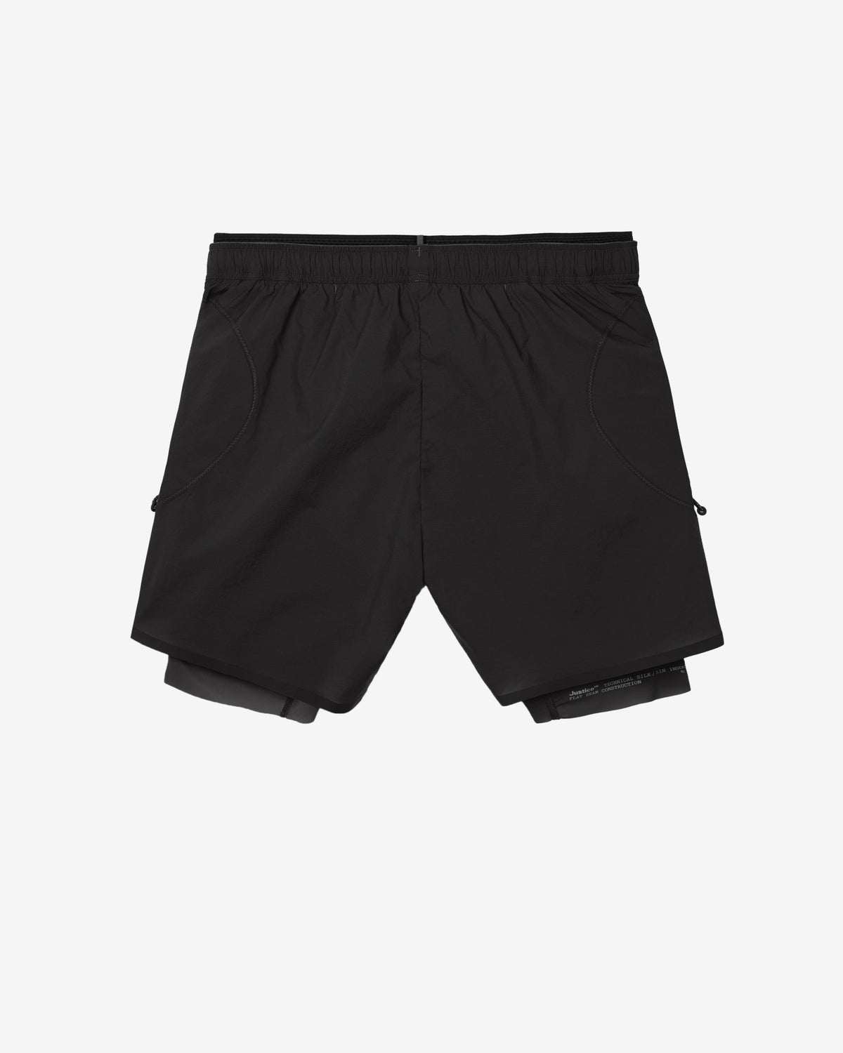 Satisfy - Men's Rippy Cordura 5 Trail Shorts - (Black) view 2, Click to Zoom in
