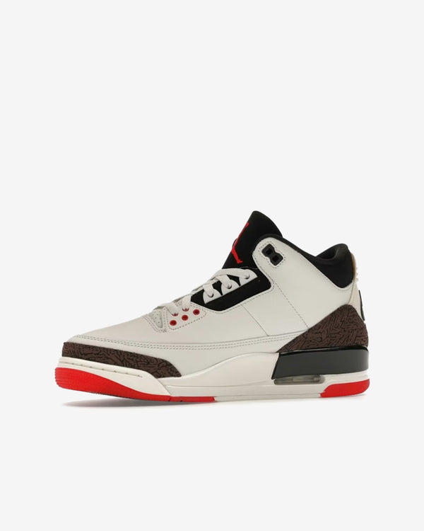 Nike - Men's Air Jordan 3 Sneakers - (Sail/University Red)
