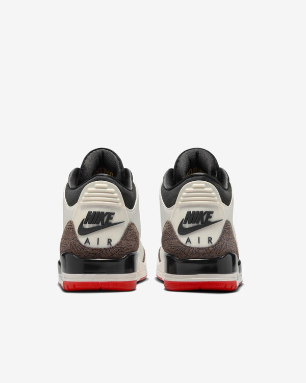 Nike - Men's Air Jordan 3 Sneakers - (Sail/University Red)