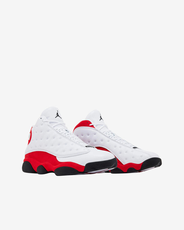 Nike - Air Jordan 13 Retro Grade School Sneakers - (White/Red)