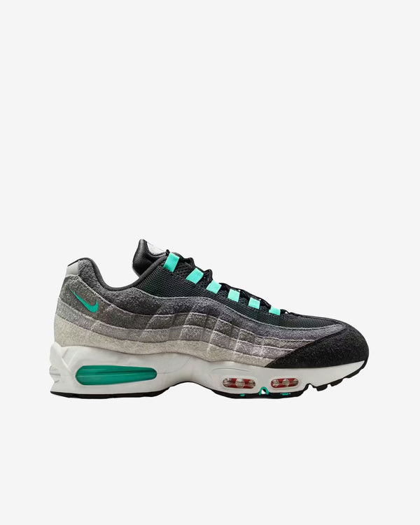 Nike - Men's Air Max 95 Big Bubble Sneakers - (Turquoise/Red)