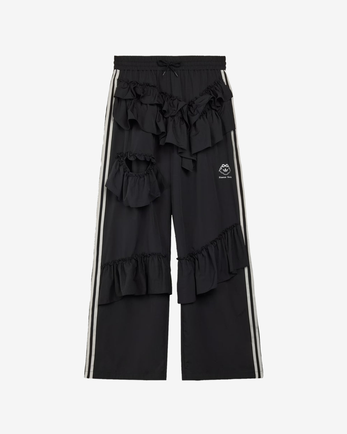 Adidas - Women's Simone Rocha Frill Pants - (Black) view 1, Click to Zoom in