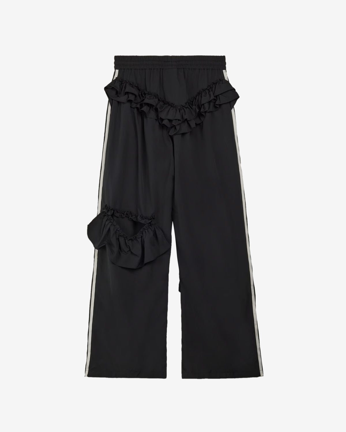 Adidas - Women's Simone Rocha Frill Pants - (Black) view 2, Click to Zoom in