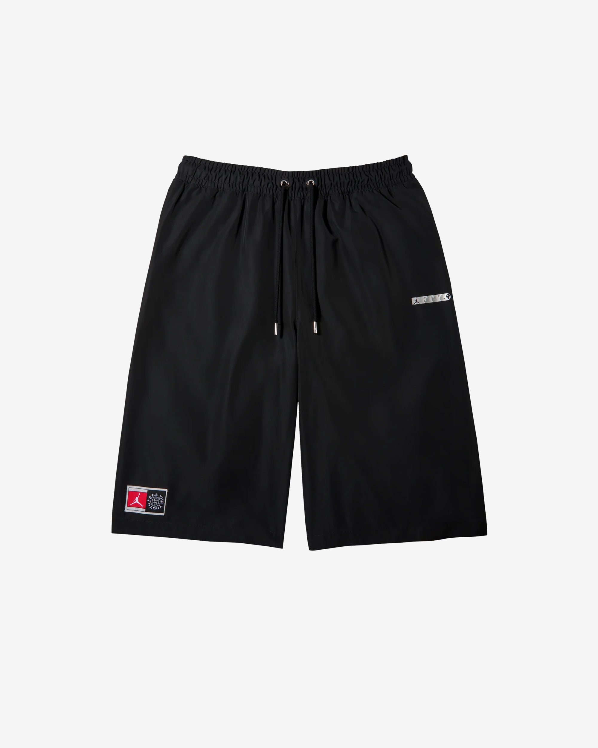 Jordan - Men's Free The Youth Shorts - (Black/Cream) view 1, Click to Zoom in