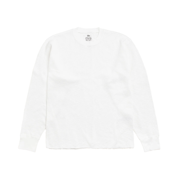 Stüssy - Men's Pigment Dyed Long Sleeve Thermal - (White)