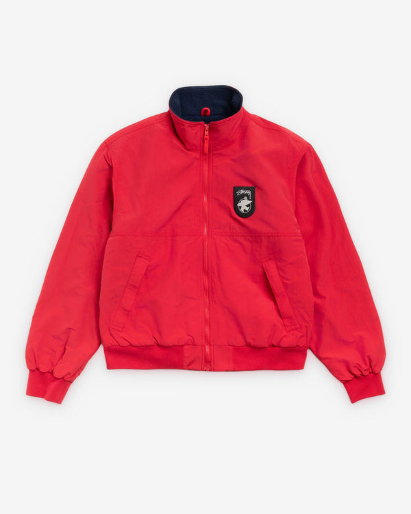 Stüssy - Men's Polar Fleece Lined Jacket - (Red)