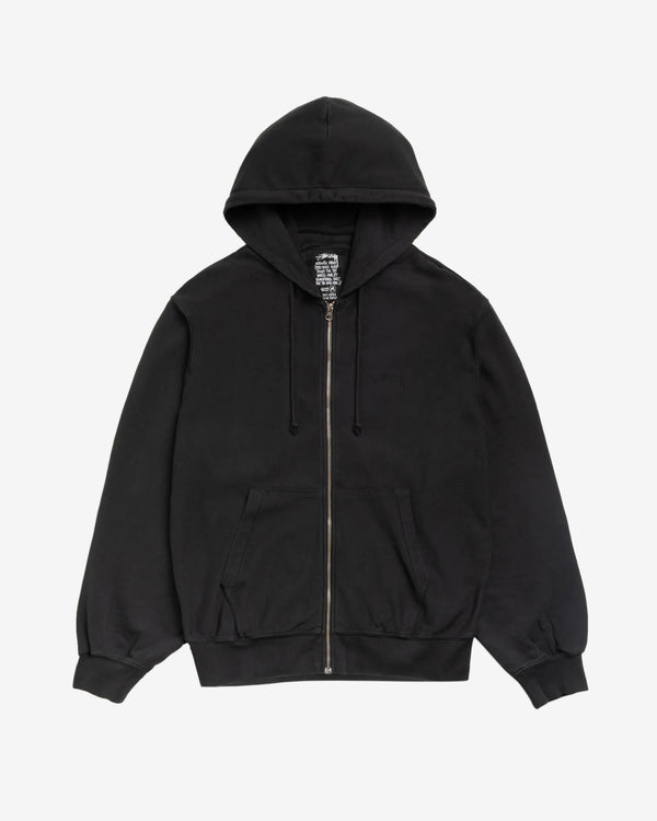 Stüssy - Men's Lightweight Terry Zip Hoodie - (Black)