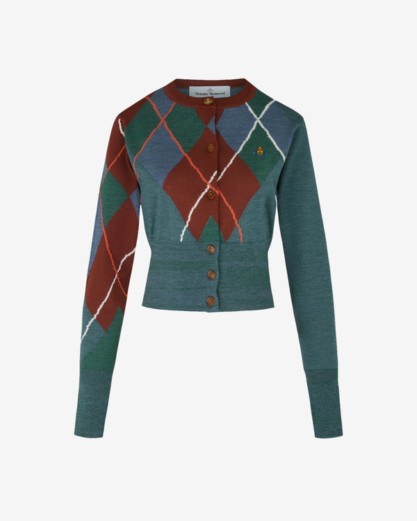 Vivienne Westwood - Women's Argyle Cropped Cardigan - (Multi)