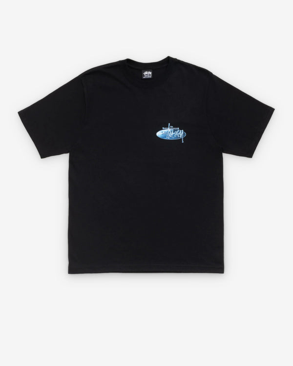 Stüssy - Men's Wave Oval Tee - (Black)