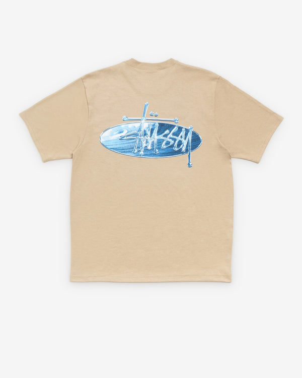Stüssy - Men's Wave Oval Tee - (Khaki)