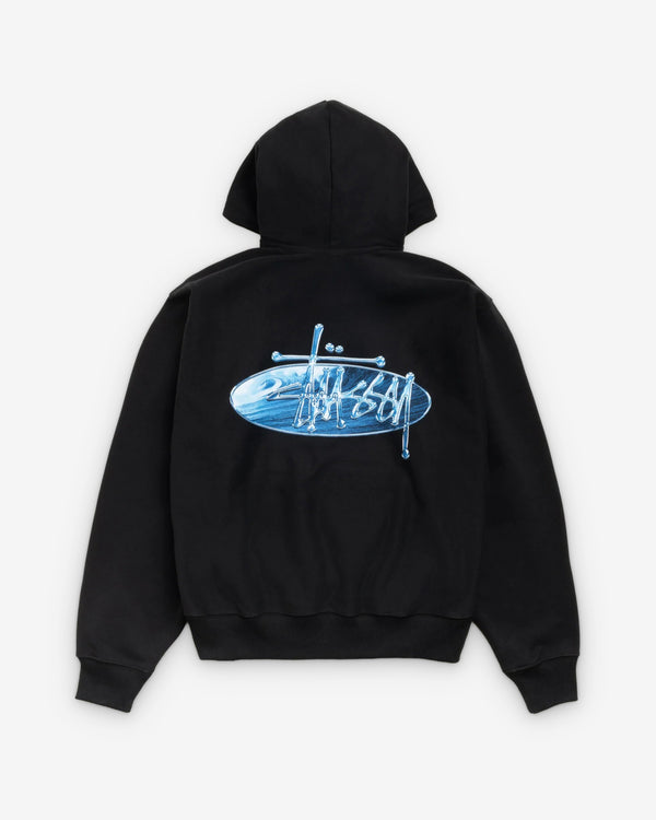 Stüssy - Men's Wave Oval Hood - (Black)