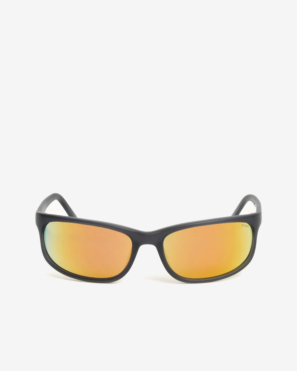 Stüssy - Julian Sunglasses - (Frost Black/Orange Mirror Lens)