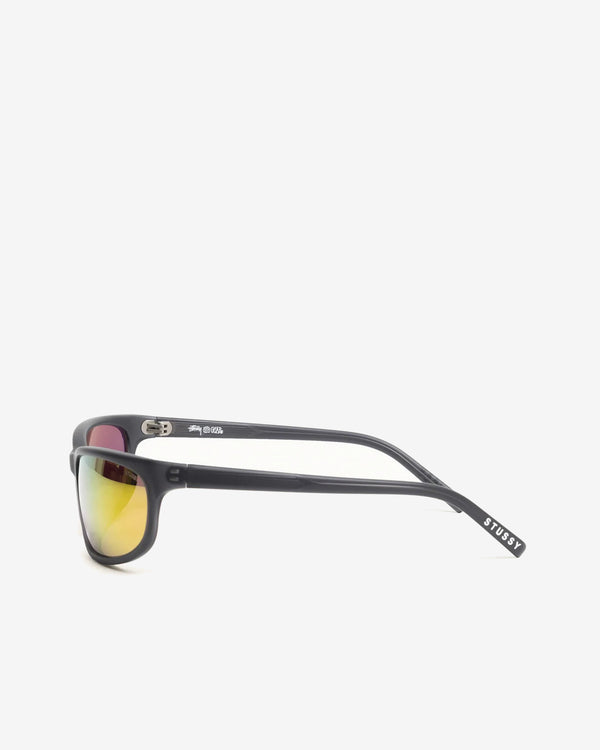 Stüssy - Julian Sunglasses - (Frost Black/Orange Mirror Lens)