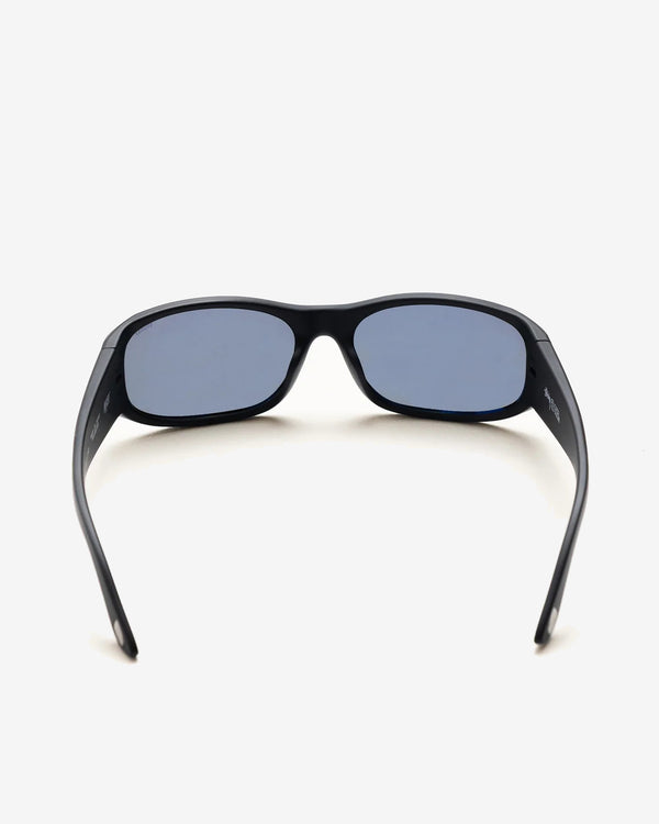 Stüssy - Mikey Sunglasses - (Rubber Black/Polarized Dark Blue Lens)