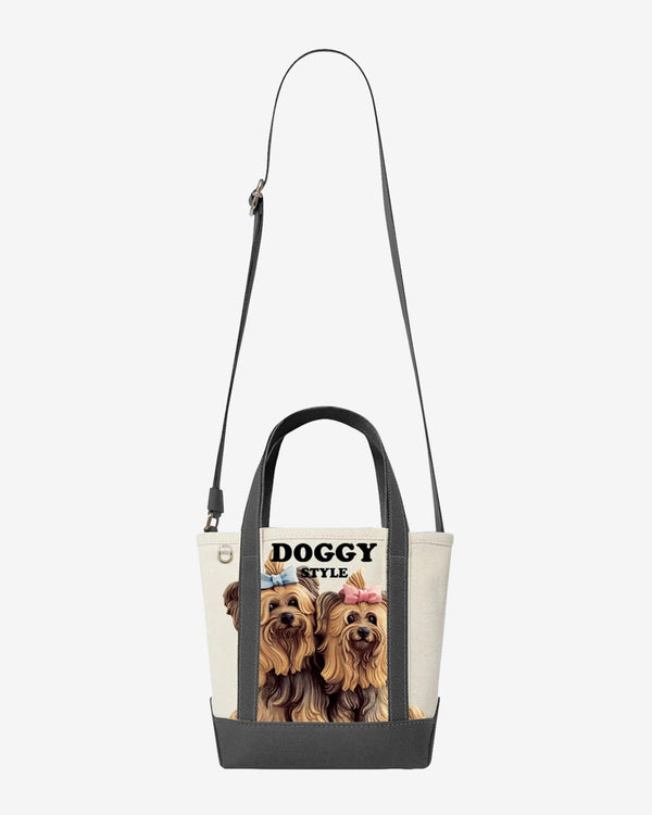 Stella McCartney - Jeff Koons Doggy Style Crossbody Tote Bag - (Ivory/Black)
