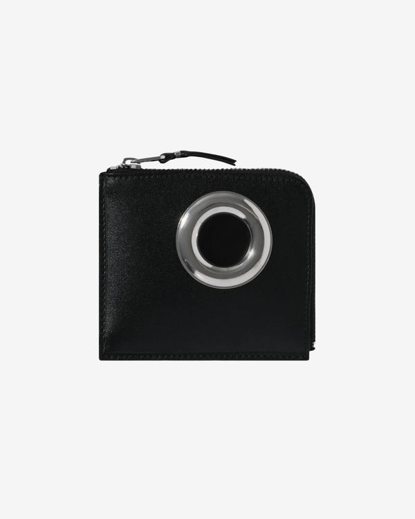 CDG Wallet - Silver Eyelet Wallet - (Black SA3100SE)